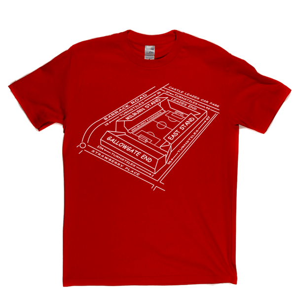 NUFC Ground Map Regular T-Shirt