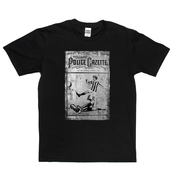 Police Gazette Football 1915 Regular T-Shirt