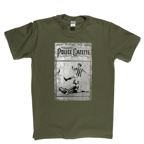 Police Gazette Football 1915 Regular T-Shirt