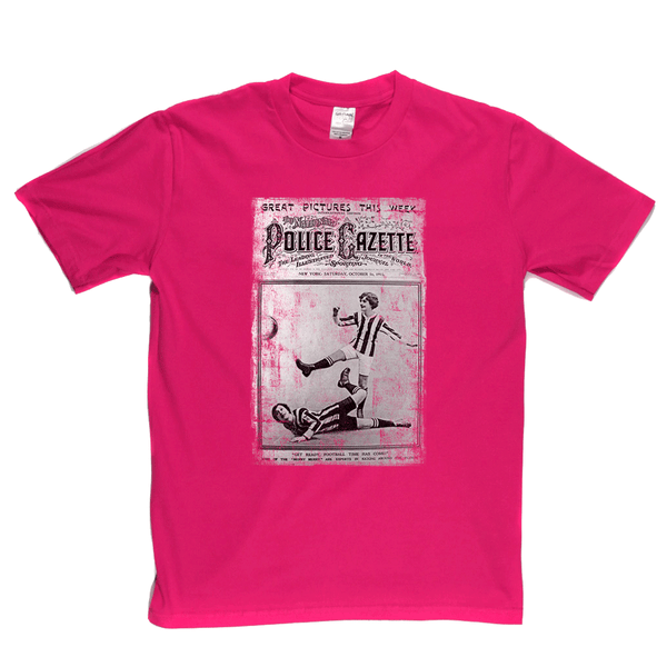 Police Gazette Football 1915 Regular T-Shirt