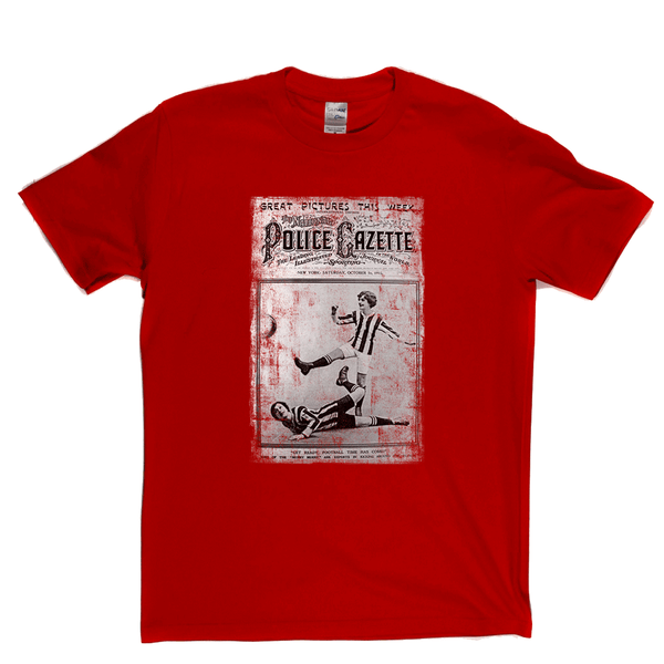 Police Gazette Football 1915 Regular T-Shirt