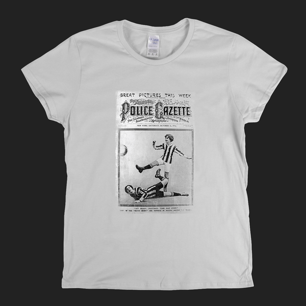 Police Gazette Football 1915 Womens T-Shirt