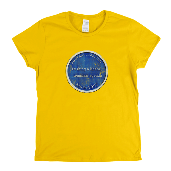 Pushing A Liberal Feminazi Agenda Womens T-Shirt