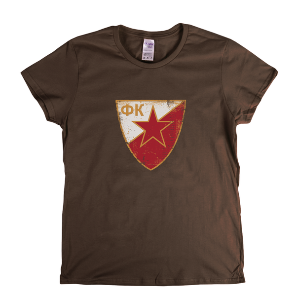 Red Star Belgrade Badge Womens T-Shirt
