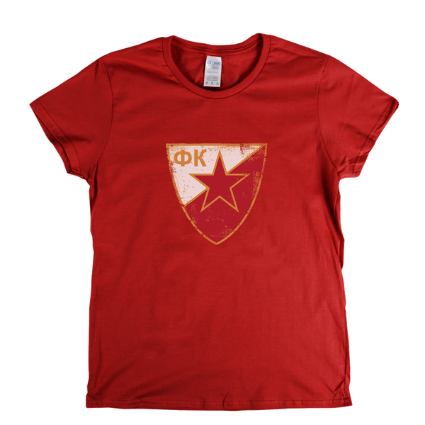 Red Star Belgrade Badge Womens T-Shirt