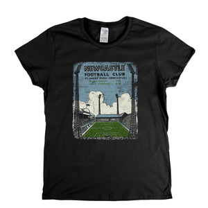 Retro Newcastle Football Club Womens T-Shirt
