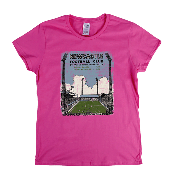 Retro Newcastle Football Club Womens T-Shirt
