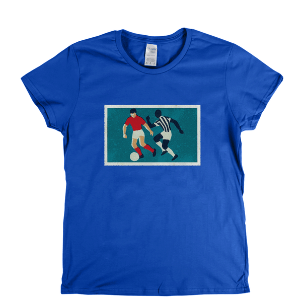 Retro Soccer Game Womens T-Shirt