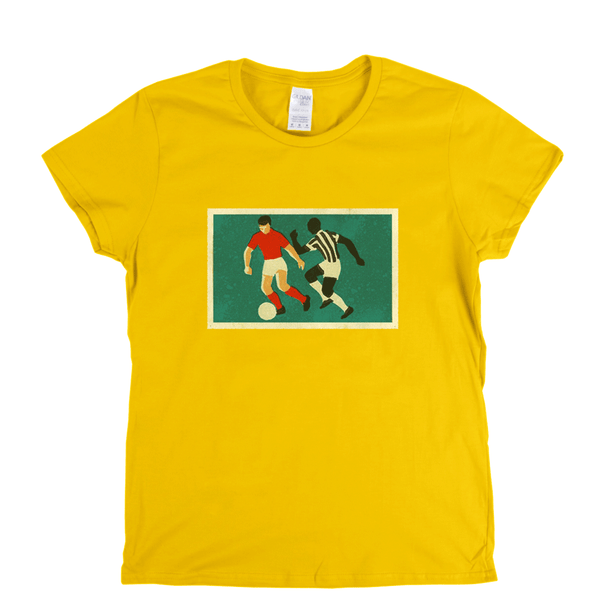 Retro Soccer Game Womens T-Shirt