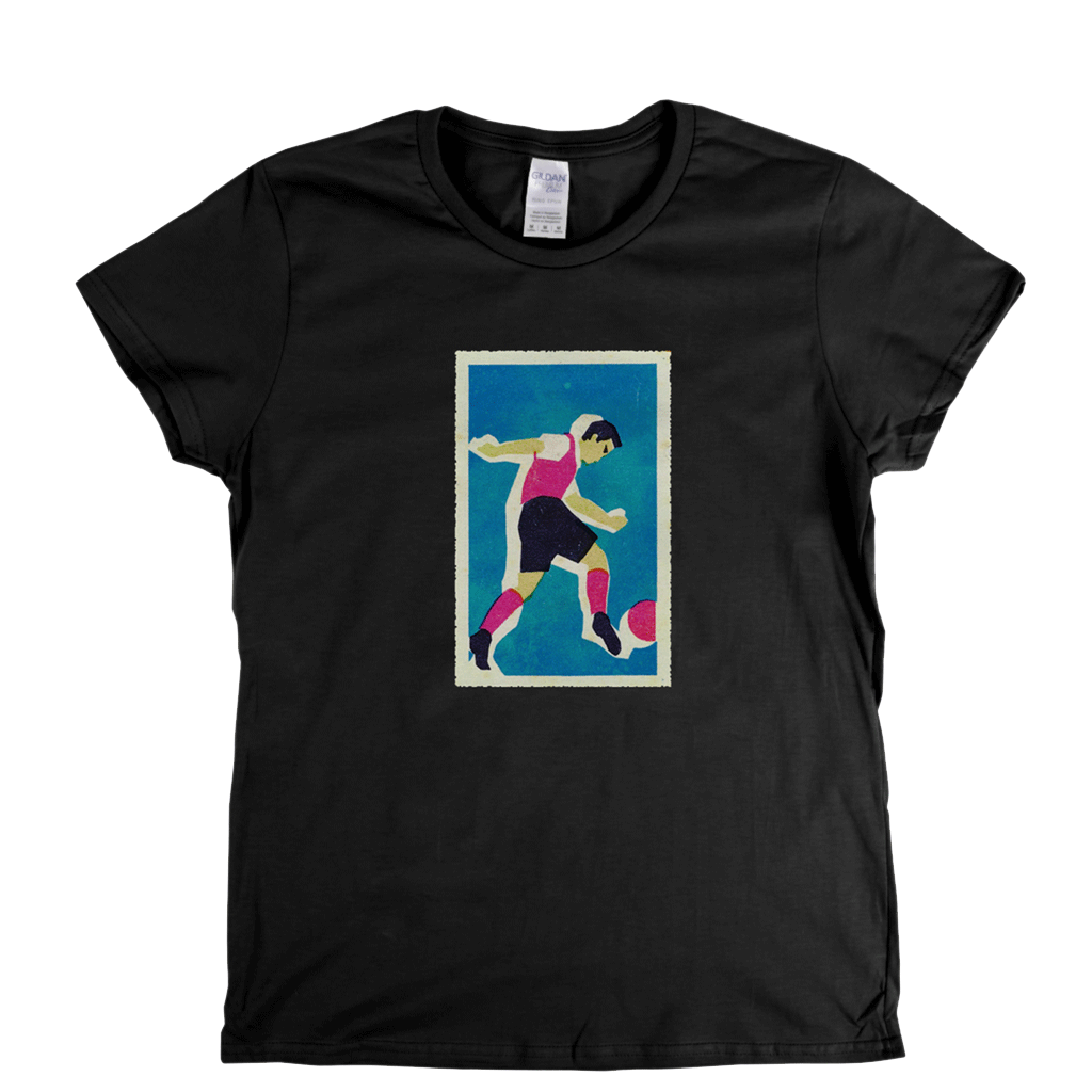 Retro Soccer Womens T-Shirt