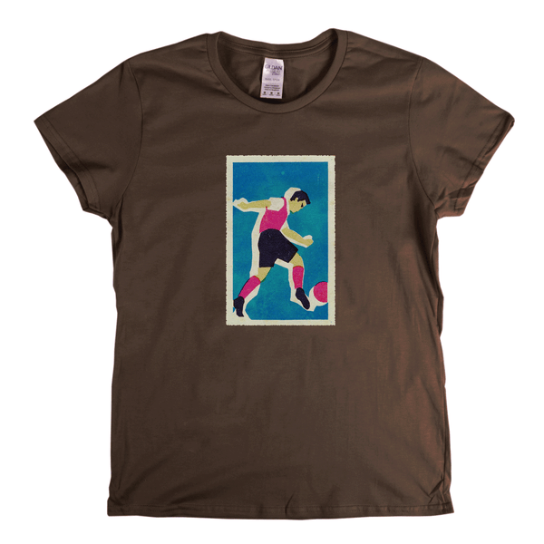 Retro Soccer Womens T-Shirt