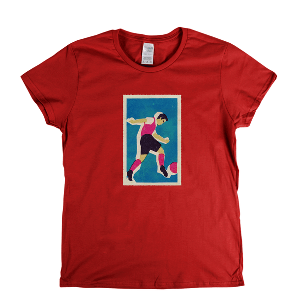 Retro Soccer Womens T-Shirt