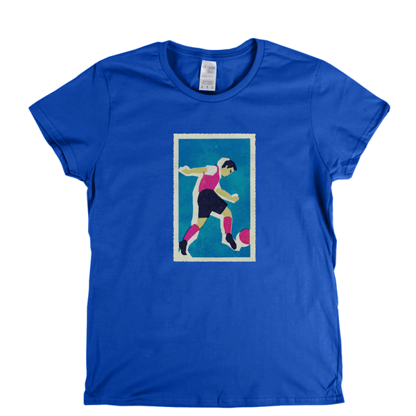 Retro Soccer Womens T-Shirt