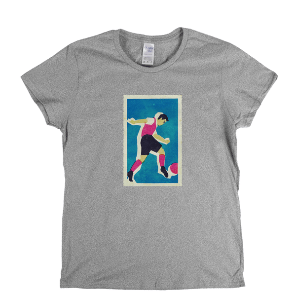 Retro Soccer Womens T-Shirt