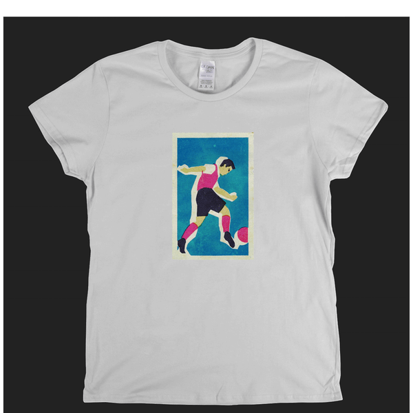 Retro Soccer Womens T-Shirt
