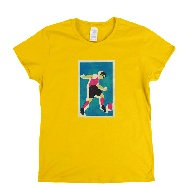 Retro Soccer Womens T-Shirt