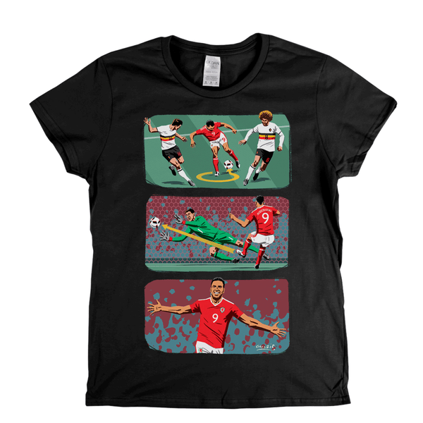 Robson-Kanu Goal Triptych Womens T-Shirt