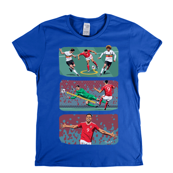Robson-Kanu Goal Triptych Womens T-Shirt