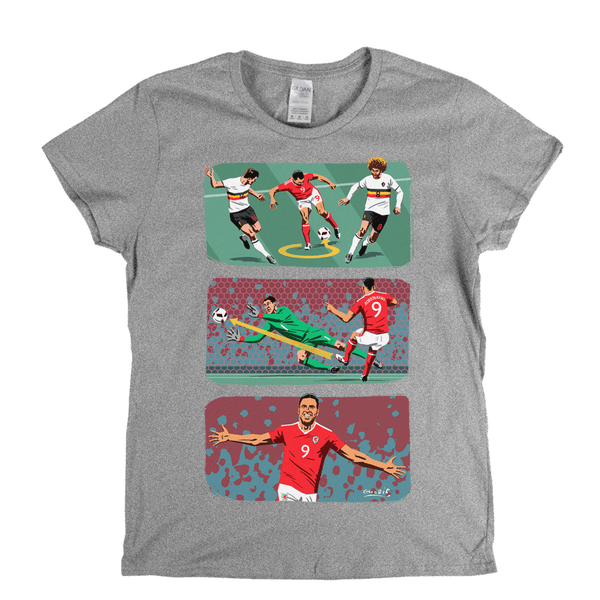 Robson-Kanu Goal Triptych Womens T-Shirt