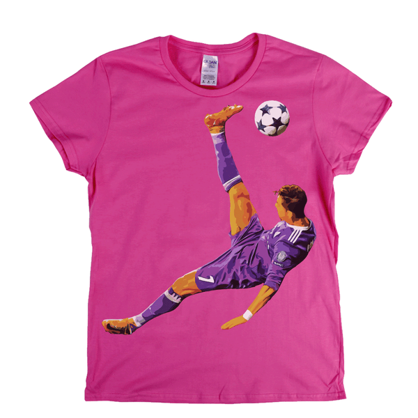 Ronaldo Kick Womens T-Shirt