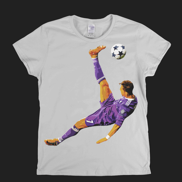 Ronaldo Kick Womens T-Shirt