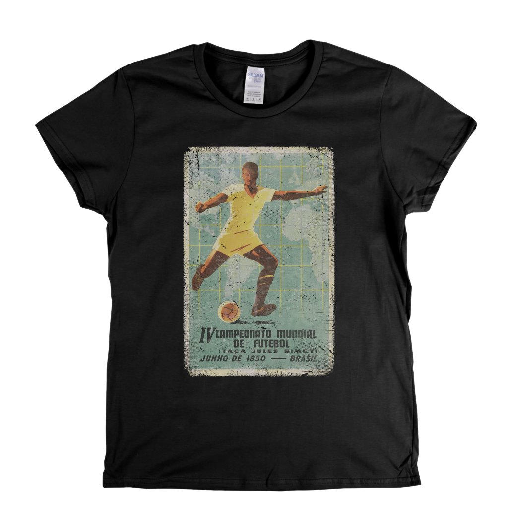 Brasil World Cup 1950 Poster Womens T-Shirt