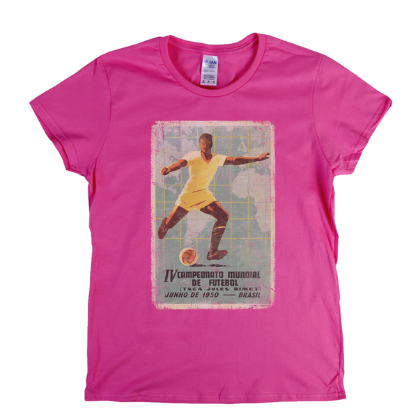 Brasil World Cup 1950 Poster Womens T-Shirt