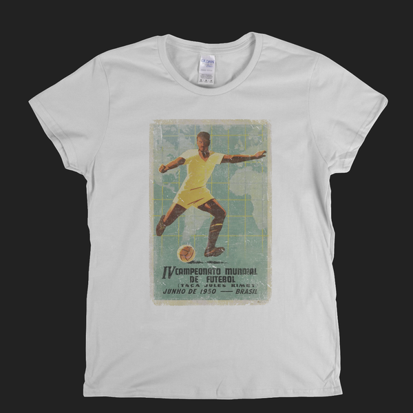 Brasil World Cup 1950 Poster Womens T-Shirt