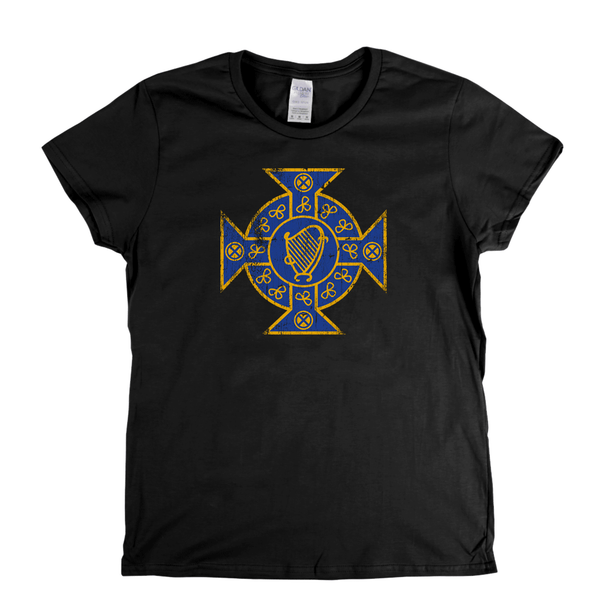 Retro Irish FA Badge Womens T-Shirt