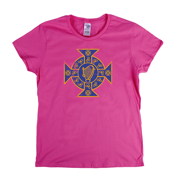 Retro Irish FA Badge Womens T-Shirt