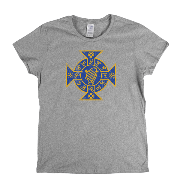 Retro Irish FA Badge Womens T-Shirt