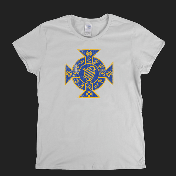 Retro Irish FA Badge Womens T-Shirt