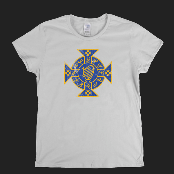 Retro Irish FA Badge Womens T-Shirt