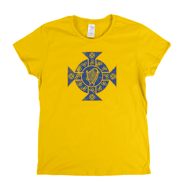 Retro Irish FA Badge Womens T-Shirt