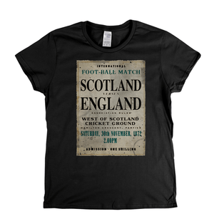 Scotland V England 1872 Womens T-Shirt