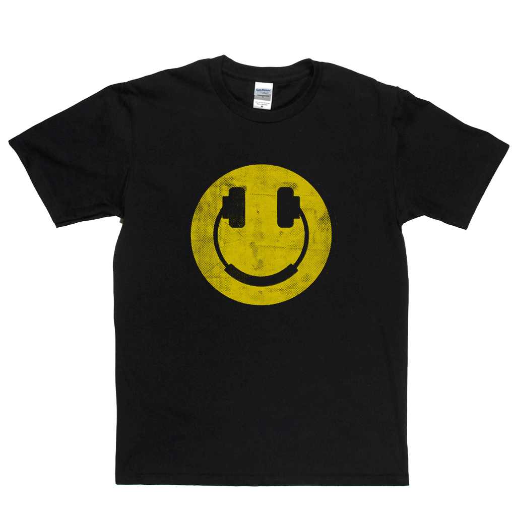Smiley Headphones Regular T-Shirt