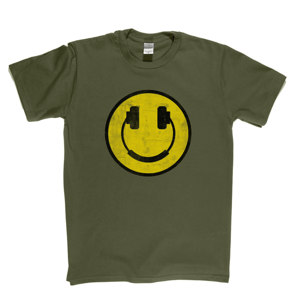 Smiley Headphones Regular T-Shirt