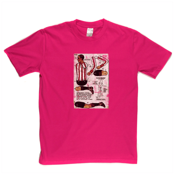 Soccer Paper Doll Postcard Regular T-Shirt