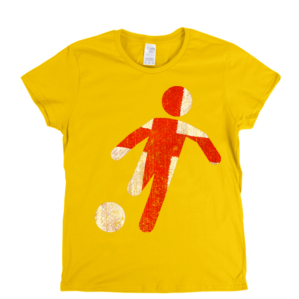 Soccer Player England Womens T-Shirt