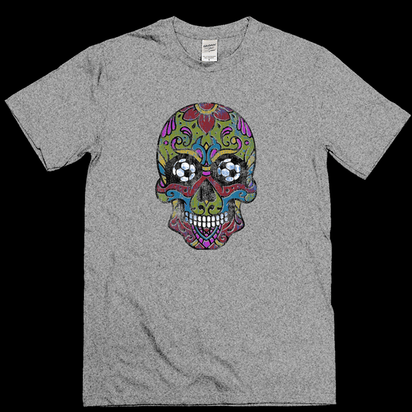 Soccer Sugar Skull Regular T-Shirt