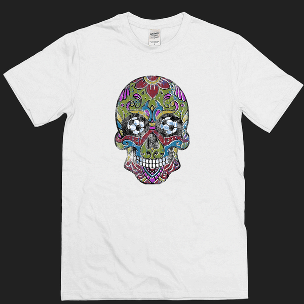 Soccer Sugar Skull Regular T-Shirt