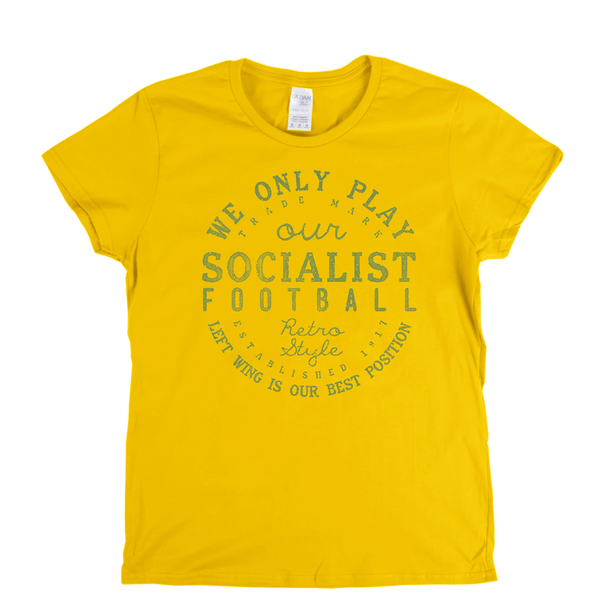 Socialist Football Womens T-Shirt
