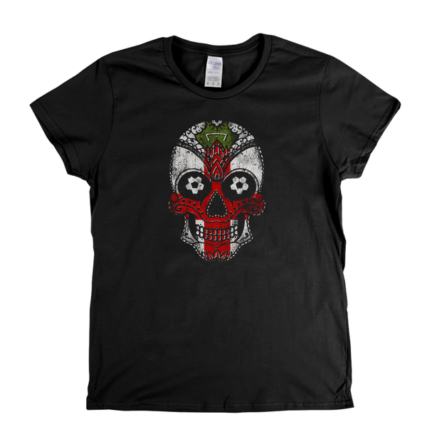 Sugar Skull England Womens T-Shirt