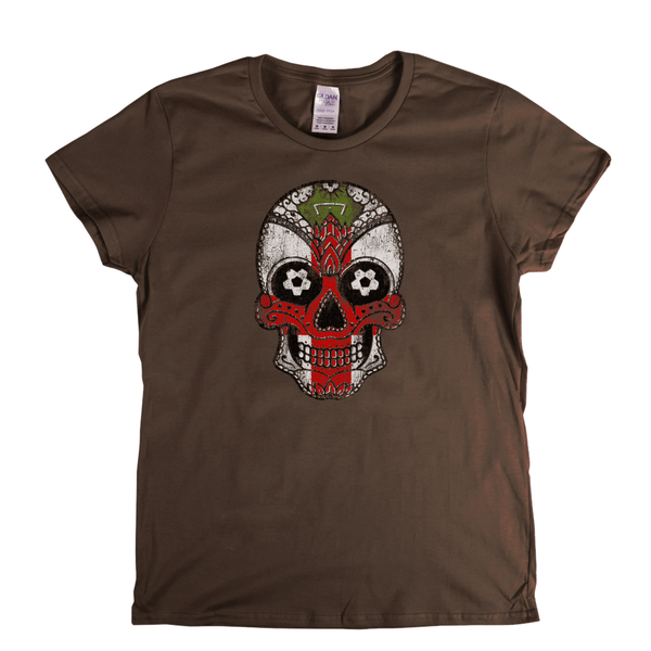 Sugar Skull England Womens T-Shirt