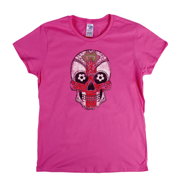 Sugar Skull England Womens T-Shirt