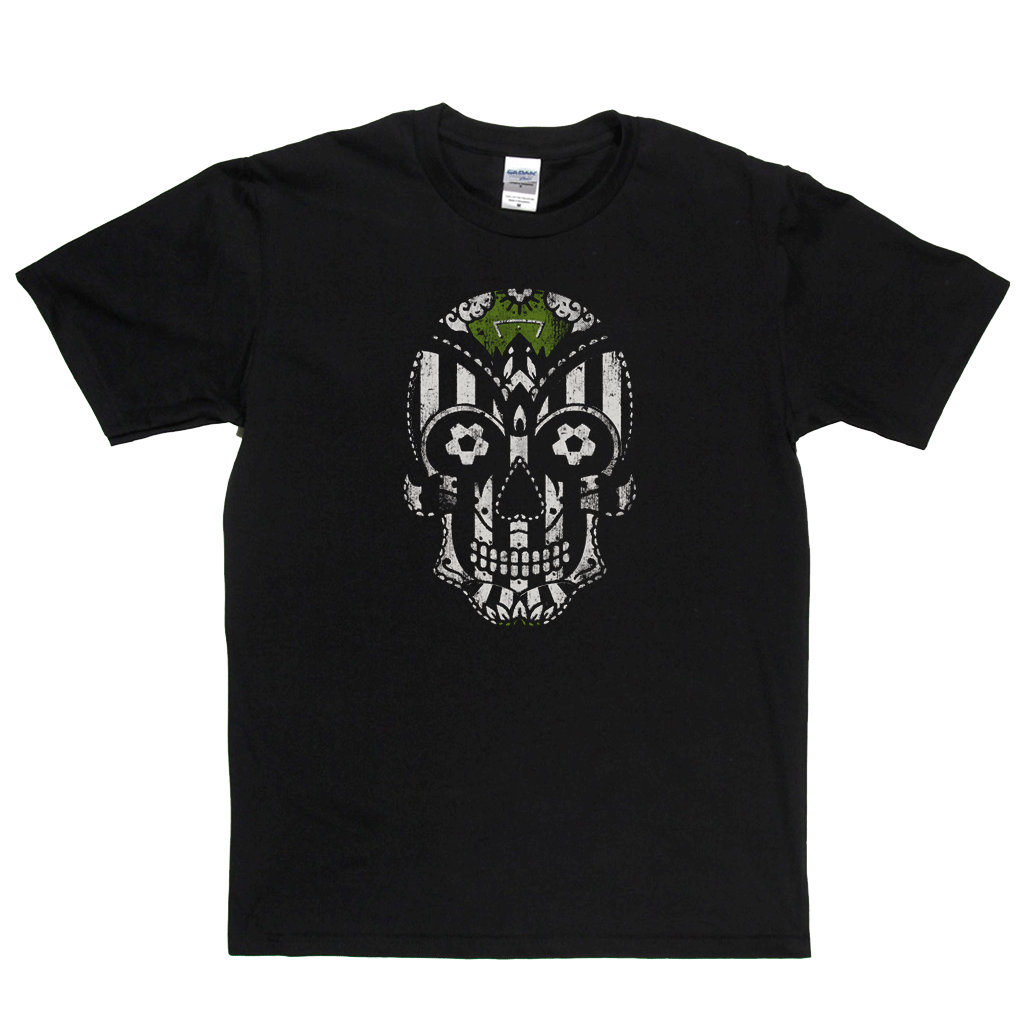Team Sugar Skull Black and White Regular T-Shirt