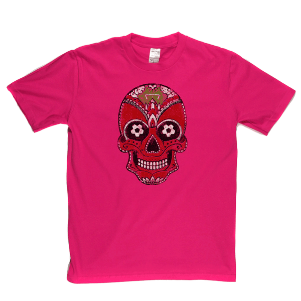 Team Sugar Skull Red White Regular T-Shirt