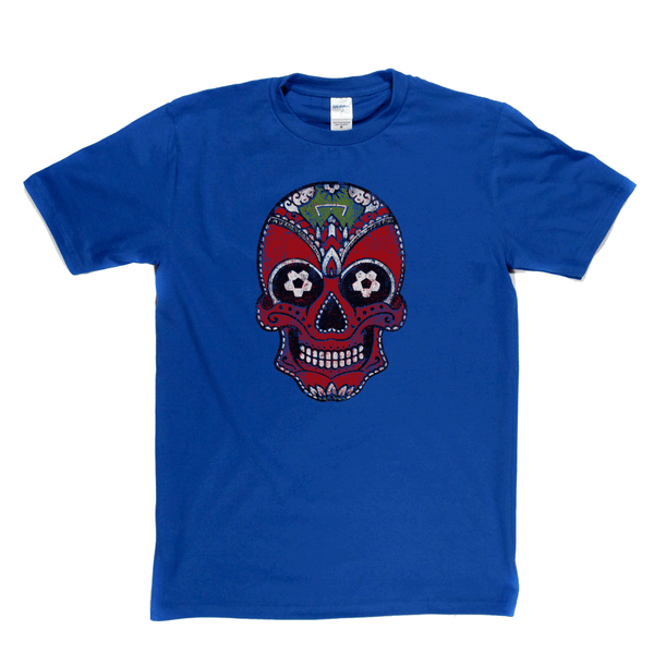 Team Sugar Skull Red White Regular T-Shirt