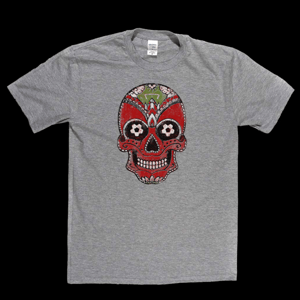 Team Sugar Skull Red White Regular T-Shirt