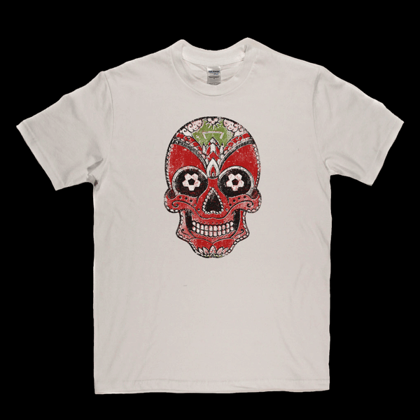 Team Sugar Skull Red White Regular T-Shirt